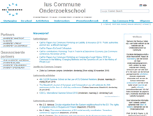 Tablet Screenshot of iuscommune.eu